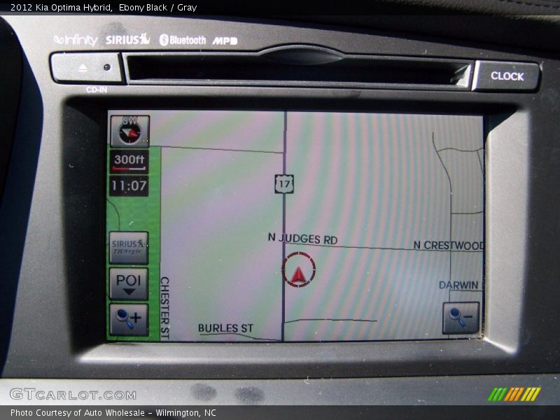 Navigation of 2012 Optima Hybrid