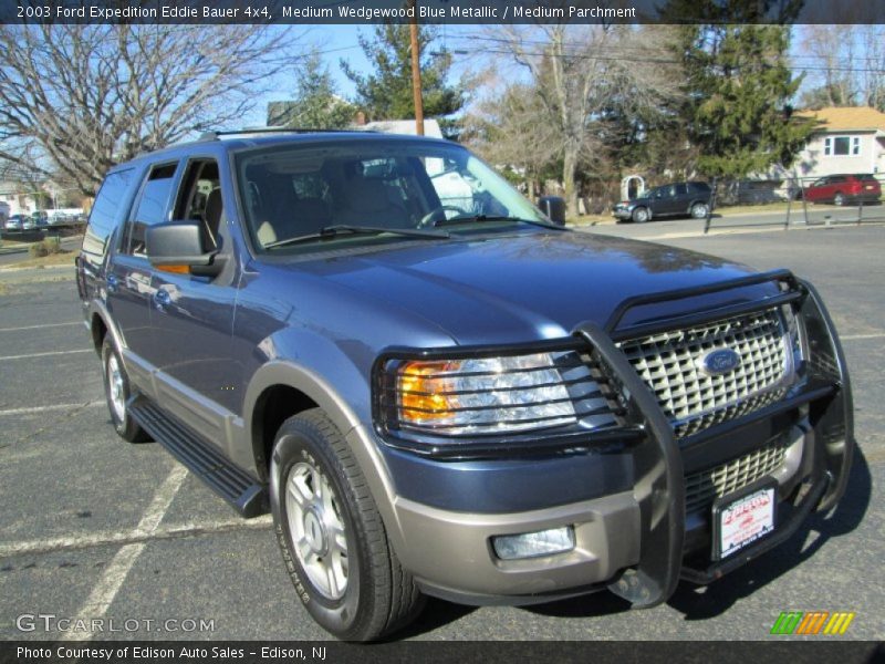 Medium Wedgewood Blue Metallic / Medium Parchment 2003 Ford Expedition Eddie Bauer 4x4