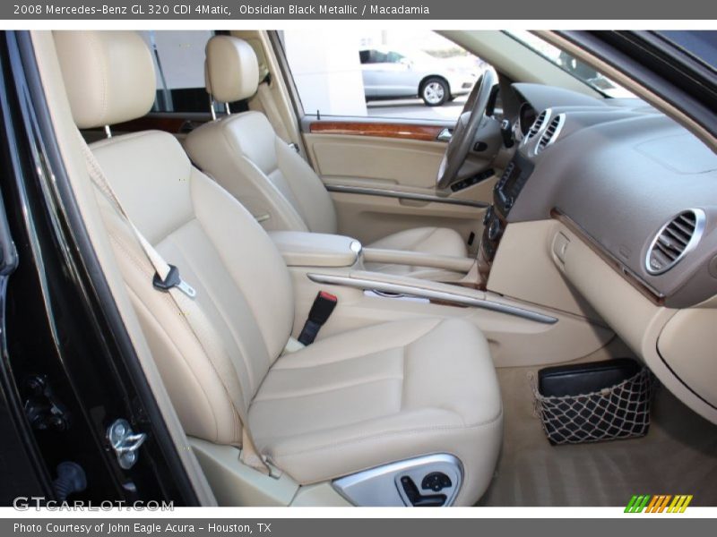 Obsidian Black Metallic / Macadamia 2008 Mercedes-Benz GL 320 CDI 4Matic