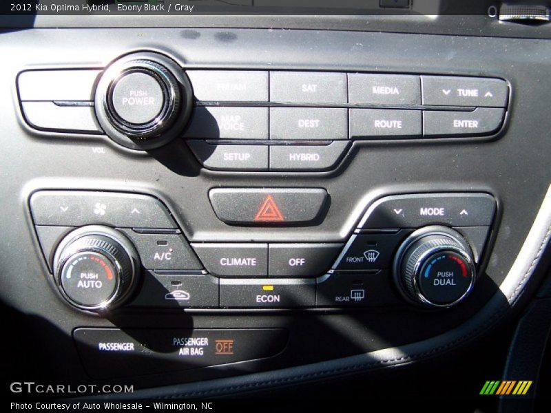 Controls of 2012 Optima Hybrid