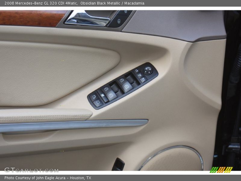 Obsidian Black Metallic / Macadamia 2008 Mercedes-Benz GL 320 CDI 4Matic