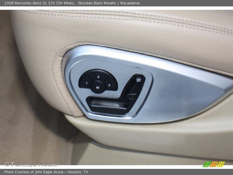 Obsidian Black Metallic / Macadamia 2008 Mercedes-Benz GL 320 CDI 4Matic