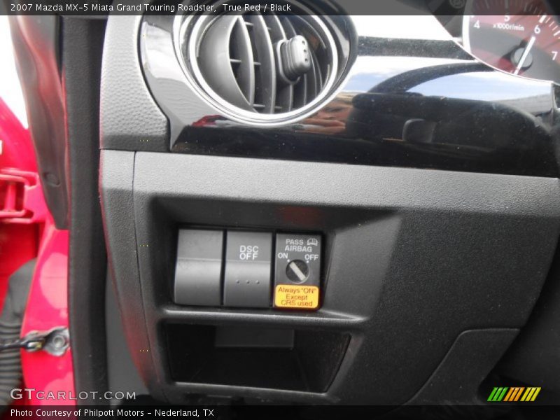 True Red / Black 2007 Mazda MX-5 Miata Grand Touring Roadster