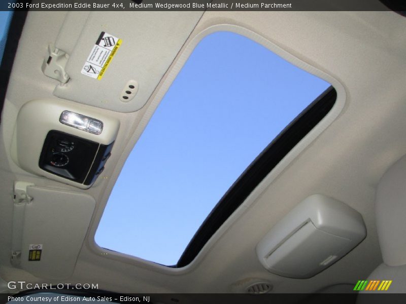Sunroof of 2003 Expedition Eddie Bauer 4x4