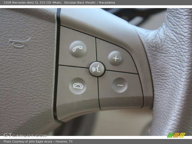 Obsidian Black Metallic / Macadamia 2008 Mercedes-Benz GL 320 CDI 4Matic
