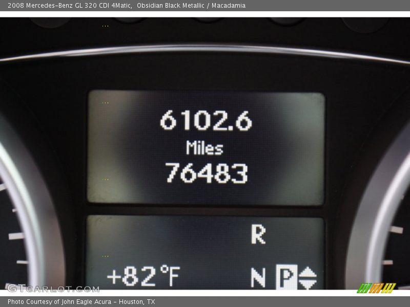 Obsidian Black Metallic / Macadamia 2008 Mercedes-Benz GL 320 CDI 4Matic