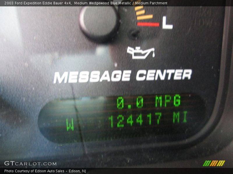 Medium Wedgewood Blue Metallic / Medium Parchment 2003 Ford Expedition Eddie Bauer 4x4