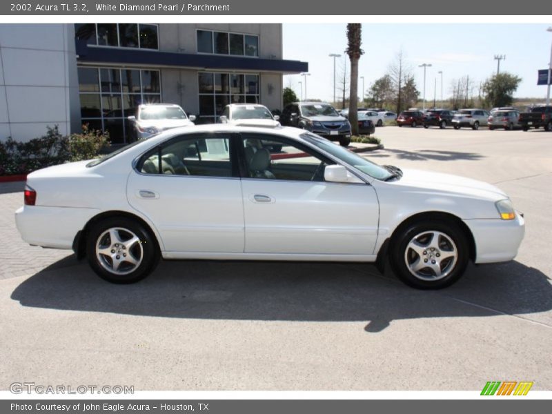 White Diamond Pearl / Parchment 2002 Acura TL 3.2