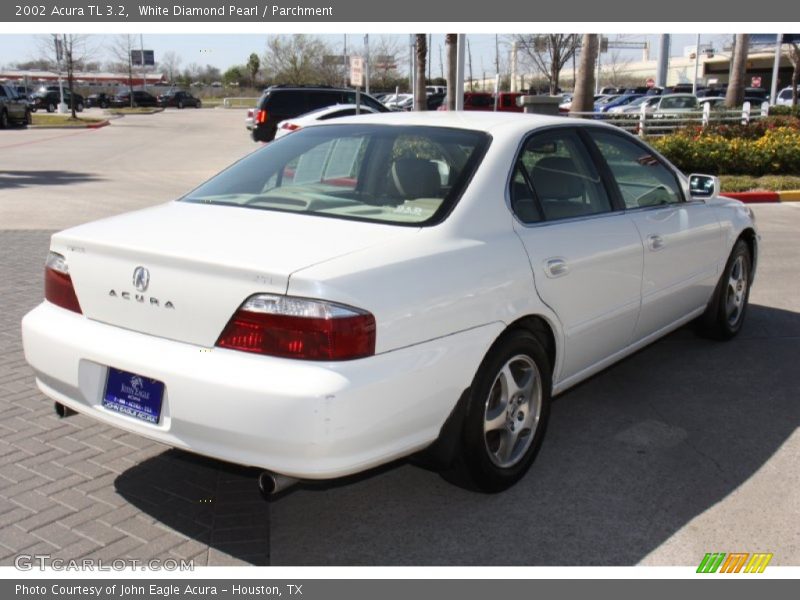 White Diamond Pearl / Parchment 2002 Acura TL 3.2