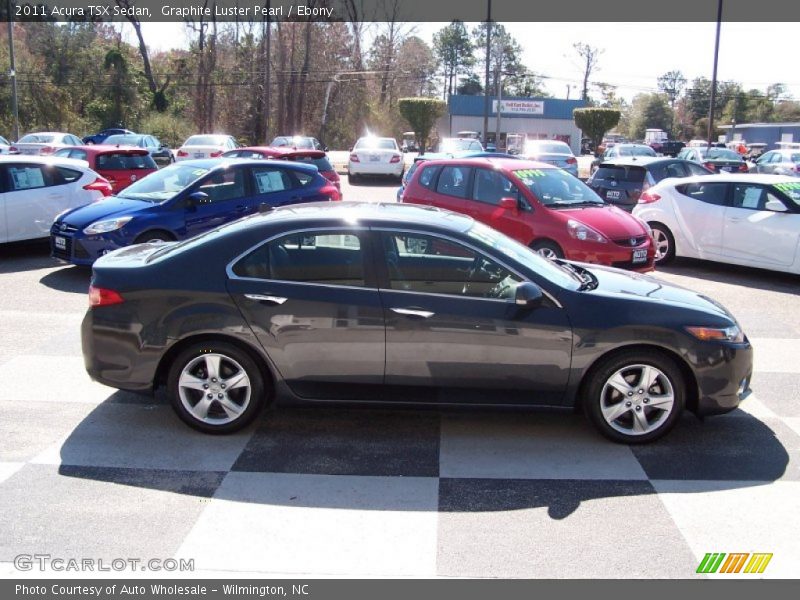 Graphite Luster Pearl / Ebony 2011 Acura TSX Sedan