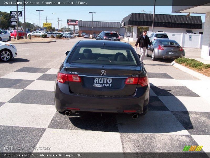 Graphite Luster Pearl / Ebony 2011 Acura TSX Sedan