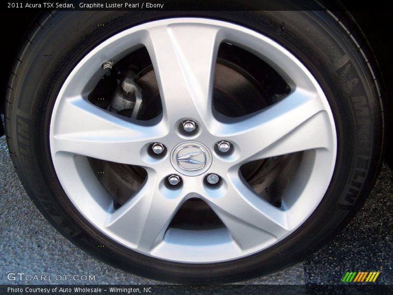 Graphite Luster Pearl / Ebony 2011 Acura TSX Sedan