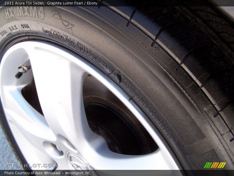 Graphite Luster Pearl / Ebony 2011 Acura TSX Sedan