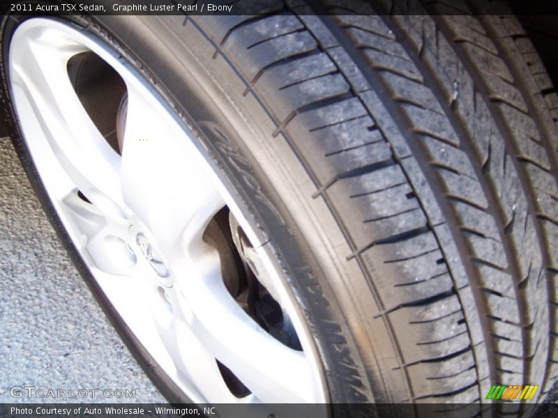 Graphite Luster Pearl / Ebony 2011 Acura TSX Sedan