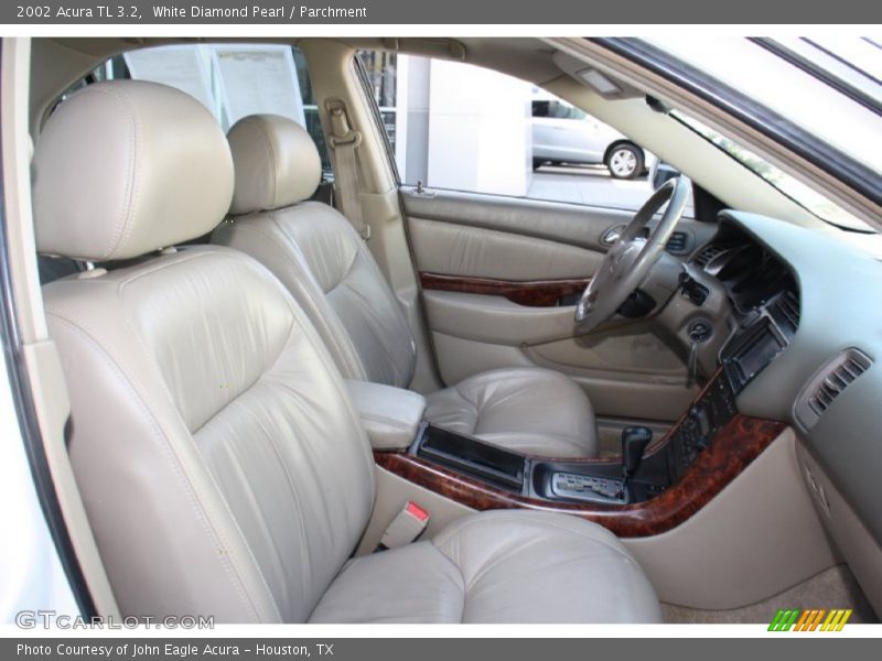 White Diamond Pearl / Parchment 2002 Acura TL 3.2