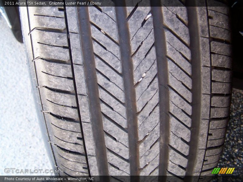 Graphite Luster Pearl / Ebony 2011 Acura TSX Sedan