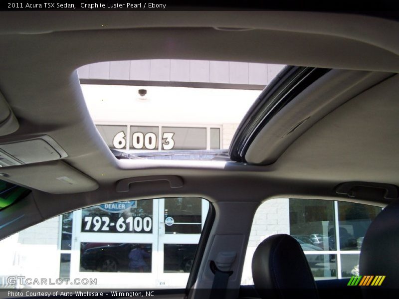 Graphite Luster Pearl / Ebony 2011 Acura TSX Sedan