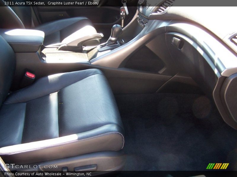 Graphite Luster Pearl / Ebony 2011 Acura TSX Sedan