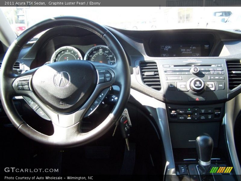 Graphite Luster Pearl / Ebony 2011 Acura TSX Sedan