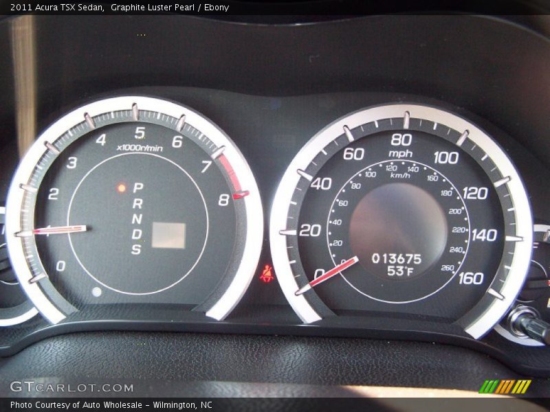 Graphite Luster Pearl / Ebony 2011 Acura TSX Sedan
