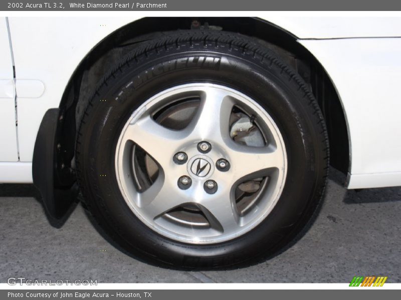 White Diamond Pearl / Parchment 2002 Acura TL 3.2