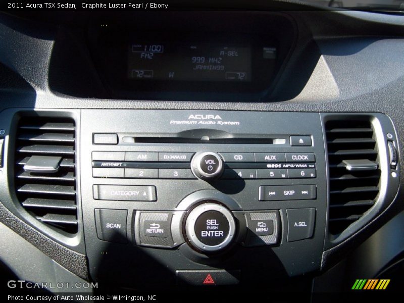 Graphite Luster Pearl / Ebony 2011 Acura TSX Sedan