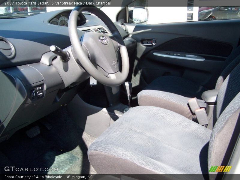 Silver Streak Mica / Dark Charcoal 2007 Toyota Yaris Sedan