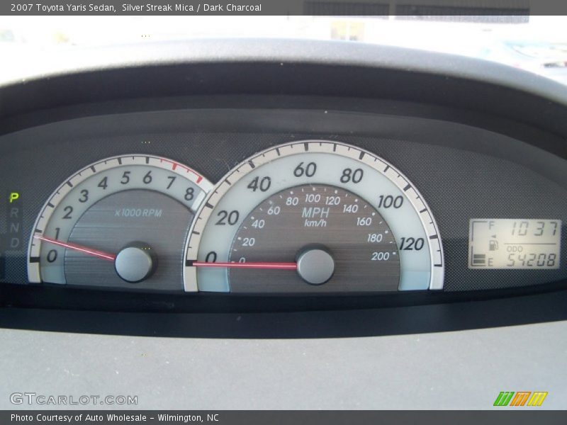  2007 Yaris Sedan Sedan Gauges