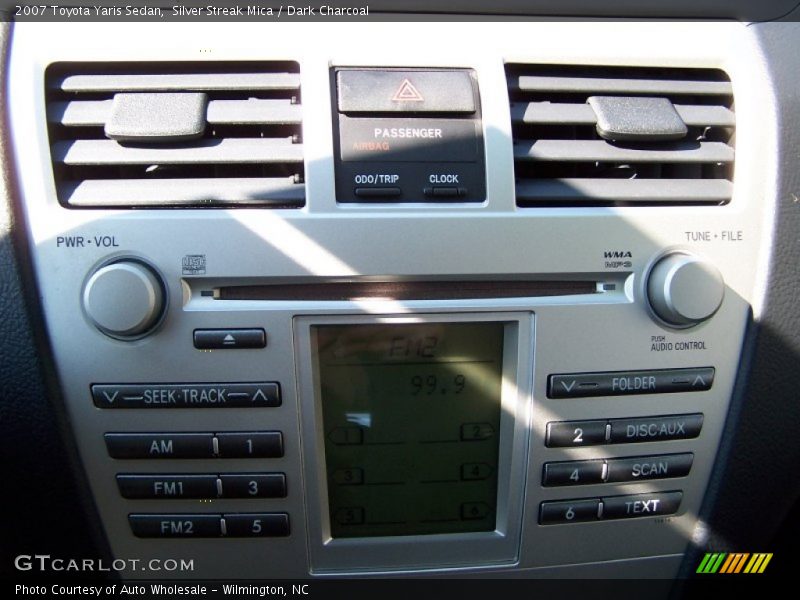 Controls of 2007 Yaris Sedan