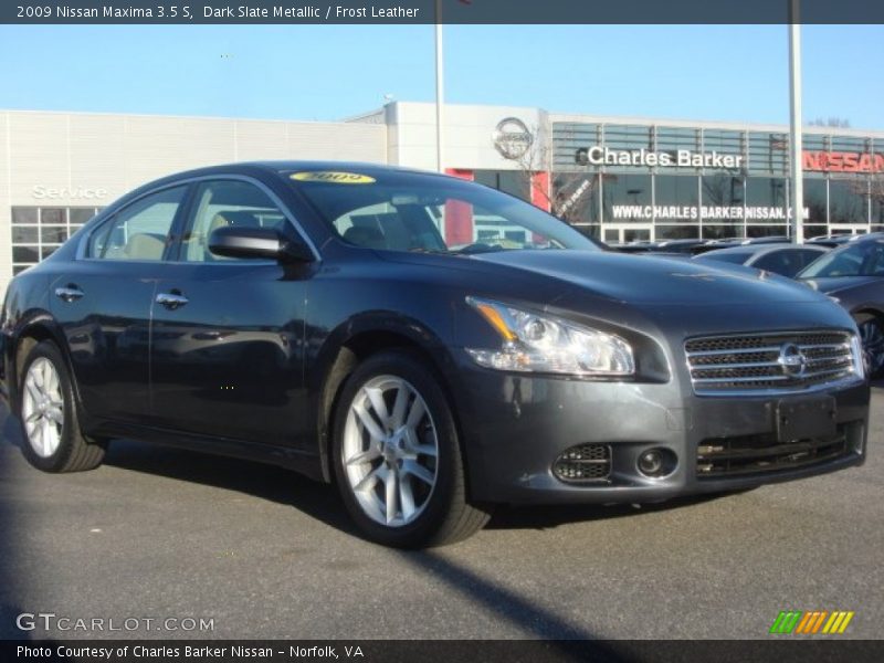 Dark Slate Metallic / Frost Leather 2009 Nissan Maxima 3.5 S