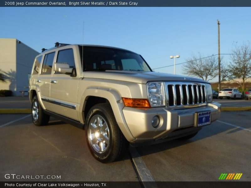 Bright Silver Metallic / Dark Slate Gray 2008 Jeep Commander Overland