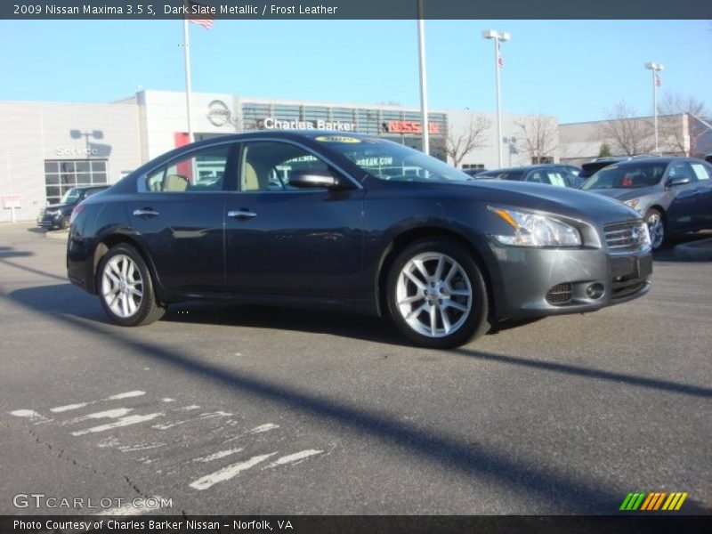 Dark Slate Metallic / Frost Leather 2009 Nissan Maxima 3.5 S