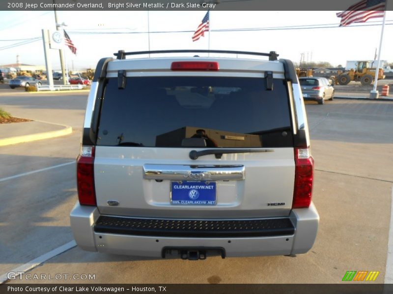 Bright Silver Metallic / Dark Slate Gray 2008 Jeep Commander Overland