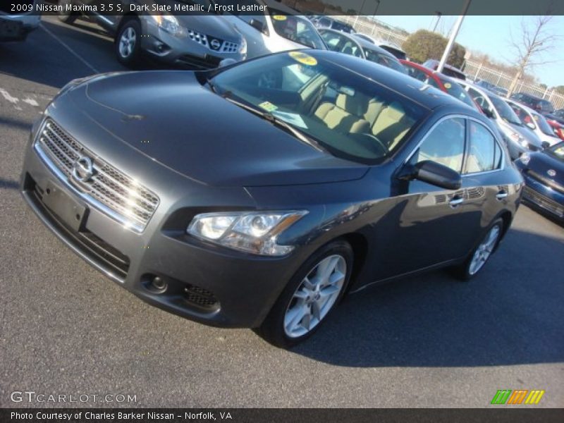 Dark Slate Metallic / Frost Leather 2009 Nissan Maxima 3.5 S