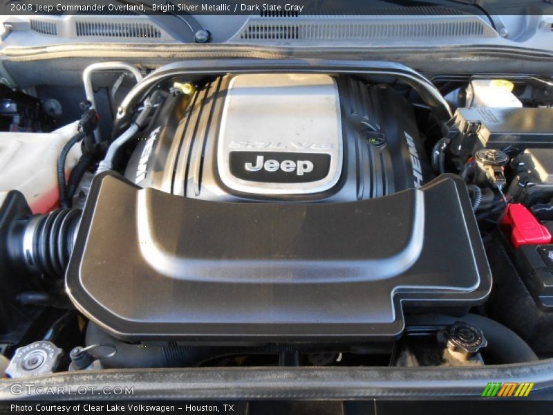 Bright Silver Metallic / Dark Slate Gray 2008 Jeep Commander Overland