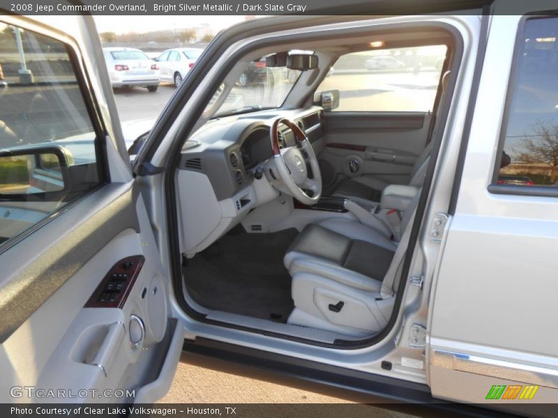 Bright Silver Metallic / Dark Slate Gray 2008 Jeep Commander Overland