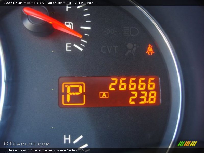 Dark Slate Metallic / Frost Leather 2009 Nissan Maxima 3.5 S