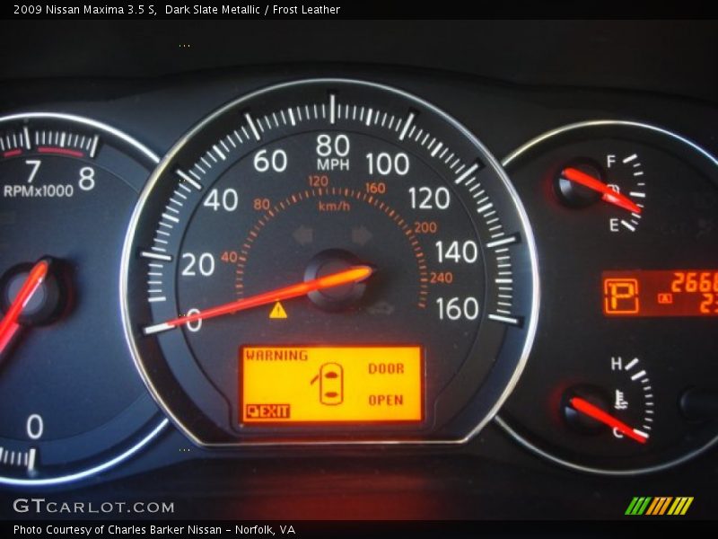 Dark Slate Metallic / Frost Leather 2009 Nissan Maxima 3.5 S