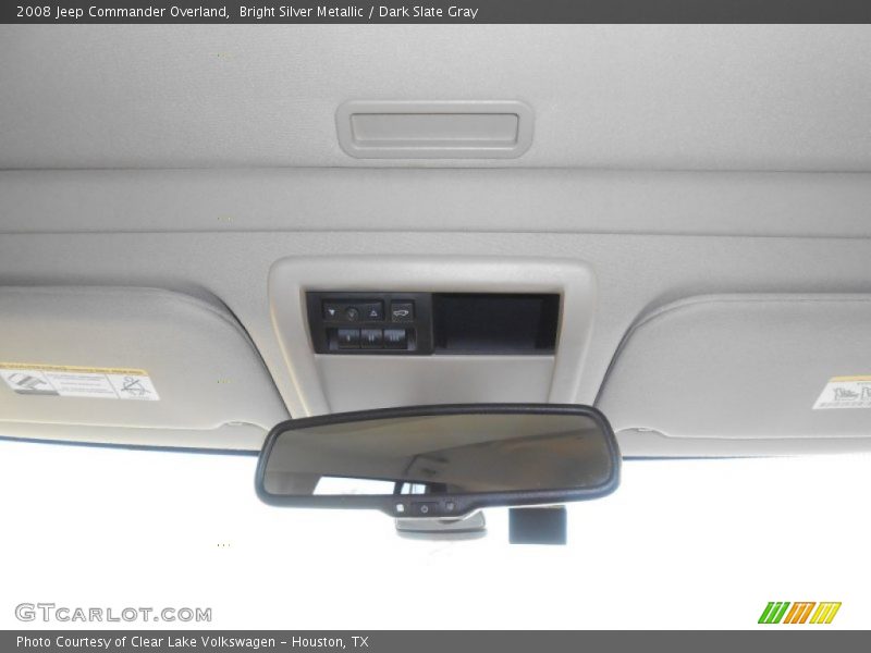 Bright Silver Metallic / Dark Slate Gray 2008 Jeep Commander Overland