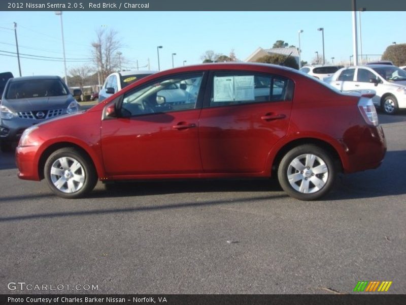 Red Brick / Charcoal 2012 Nissan Sentra 2.0 S