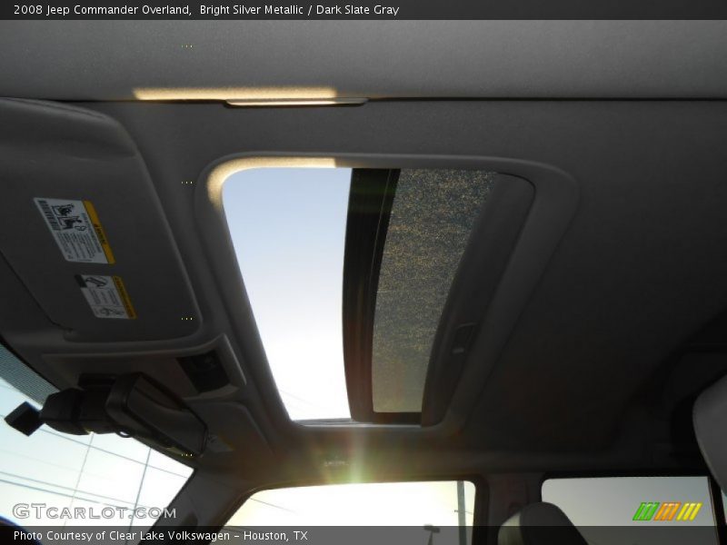 Bright Silver Metallic / Dark Slate Gray 2008 Jeep Commander Overland