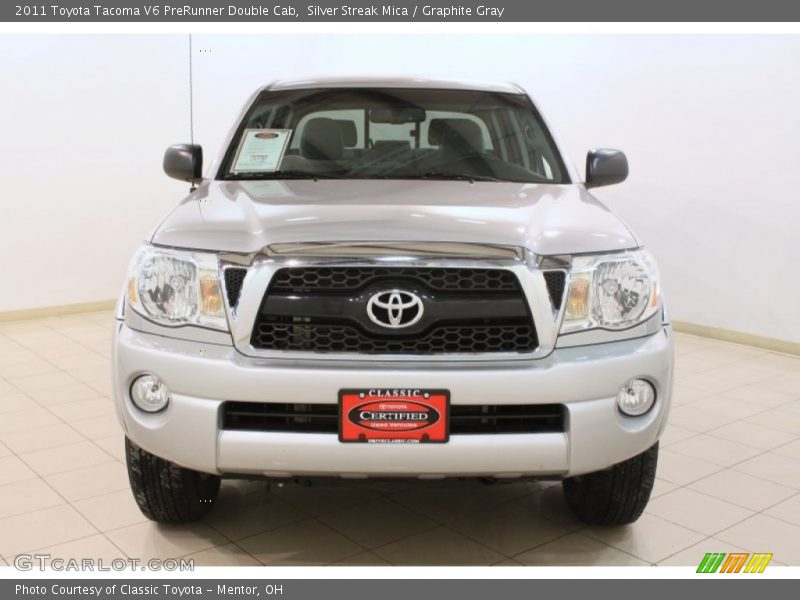 Silver Streak Mica / Graphite Gray 2011 Toyota Tacoma V6 PreRunner Double Cab