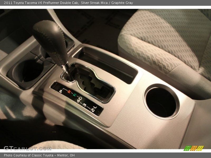 Silver Streak Mica / Graphite Gray 2011 Toyota Tacoma V6 PreRunner Double Cab
