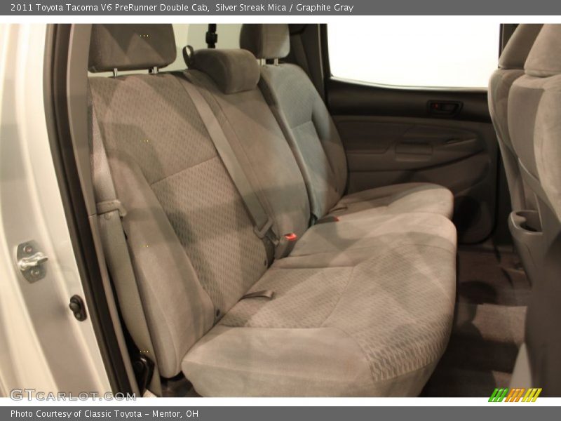 Silver Streak Mica / Graphite Gray 2011 Toyota Tacoma V6 PreRunner Double Cab