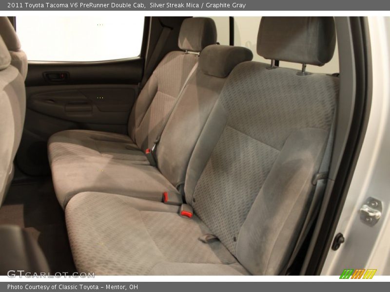 Silver Streak Mica / Graphite Gray 2011 Toyota Tacoma V6 PreRunner Double Cab