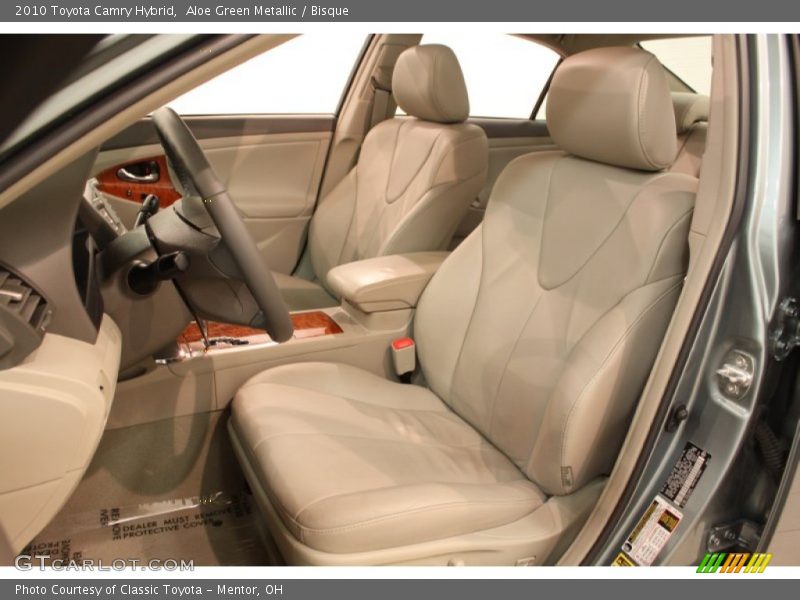 Front Seat of 2010 Camry Hybrid