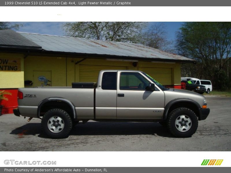  1999 S10 LS Extended Cab 4x4 Light Pewter Metallic