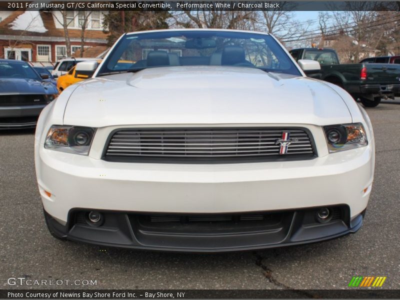 Performance White / Charcoal Black 2011 Ford Mustang GT/CS California Special Convertible