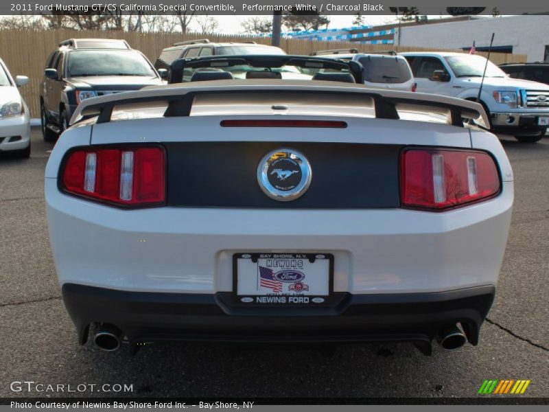 Performance White / Charcoal Black 2011 Ford Mustang GT/CS California Special Convertible