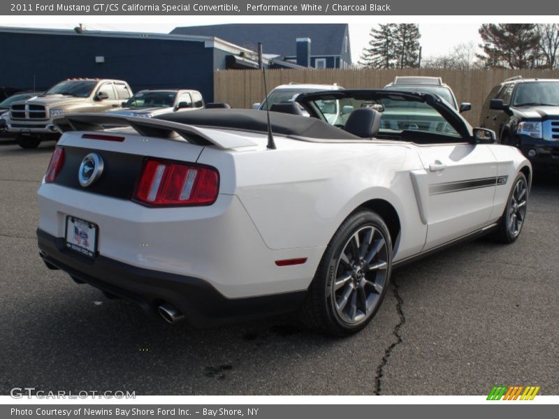Performance White / Charcoal Black 2011 Ford Mustang GT/CS California Special Convertible
